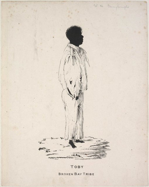 Toby, Broken Bay Tribe By William Nicholas, 1840   NLA